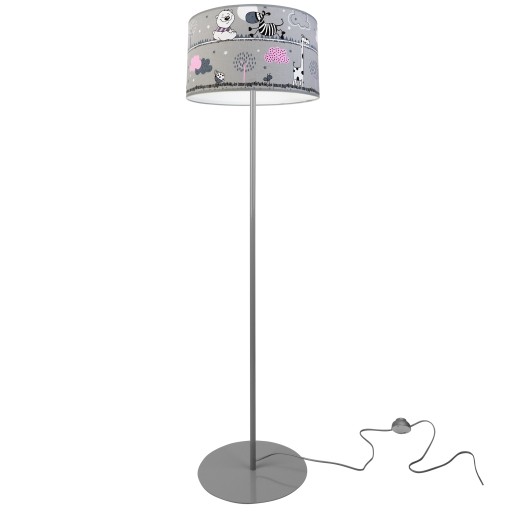 LAMPA STOJĄCA LOFT DZIECIĘCA ABAŻUR WZÓR LED