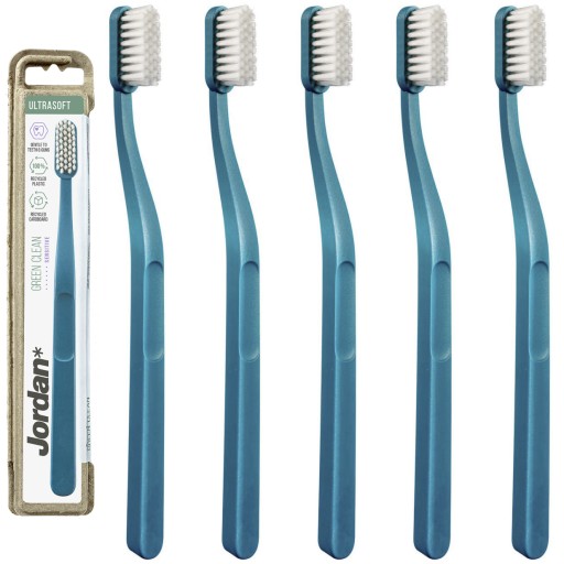 Manualna Szczoteczka do Zębów Jordan Green Clean Ultrasoft 5szt.