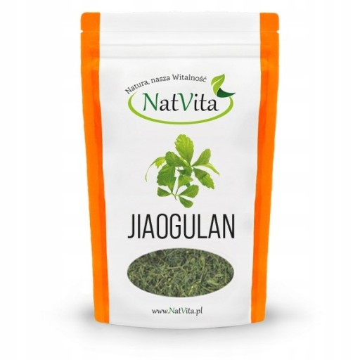 Jiaogulan Gynostemma Zioło Pocięte Organiczne Długowieczność 100g NatVita