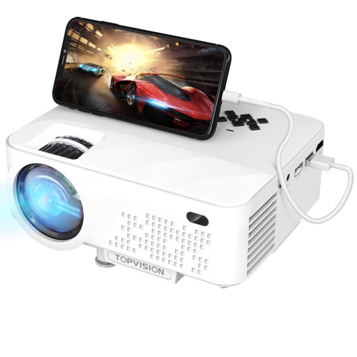 Projektor LED TOPVISION T21 biały