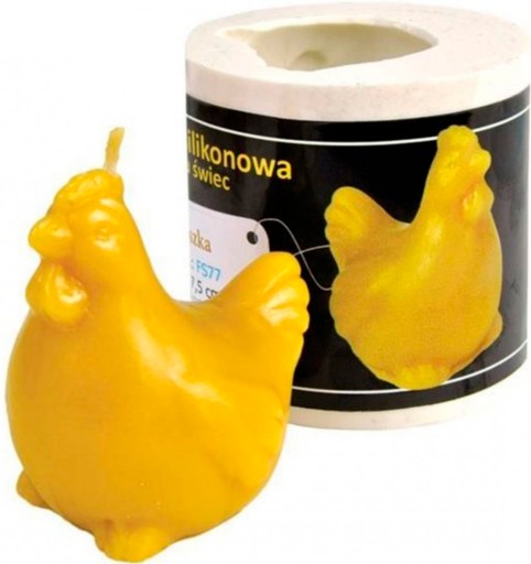 FORMA SILIKONOWA do świec KOKOSZKA 7,5 cm FS77