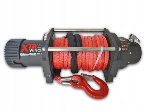 WYCIĄGARKA XTR SPEED 13500 LBS 6,1 T LINA SYNTETYCZNA 12MM 25M