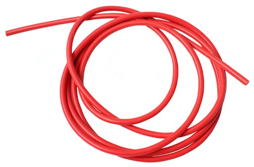 MDC Wąż przewód silikonowy czerwony Turbo fi 5 mm