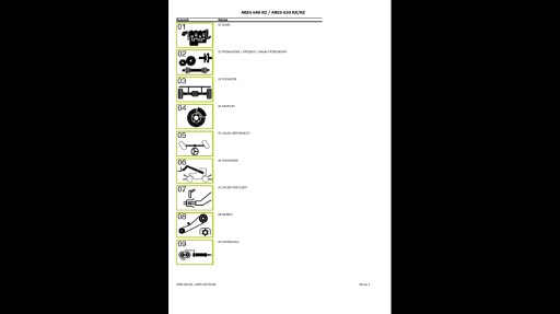 KATALOG CZĘŚCI ARES 640 RZ / ARES 630 RX/RZ