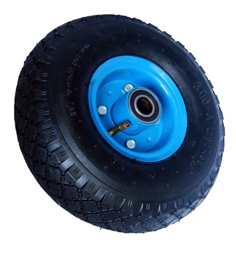 KOŁO KÓŁKO DO TACZKI WÓZKA 3.00-4 260x85 4PR Z DĘTKĄ na oś fi 20mm