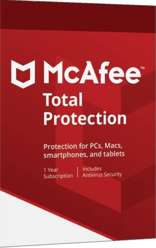 Mc Afee Total Protection 2024 10PC 1rok Mac Android iOS