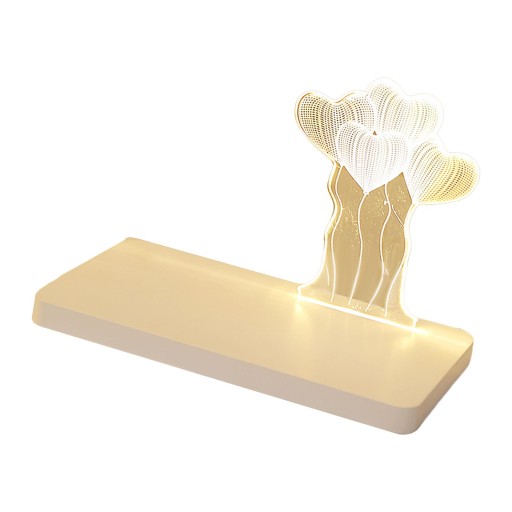 Lampka nocna dla dzieci Akrylowa miłość 3D Ak