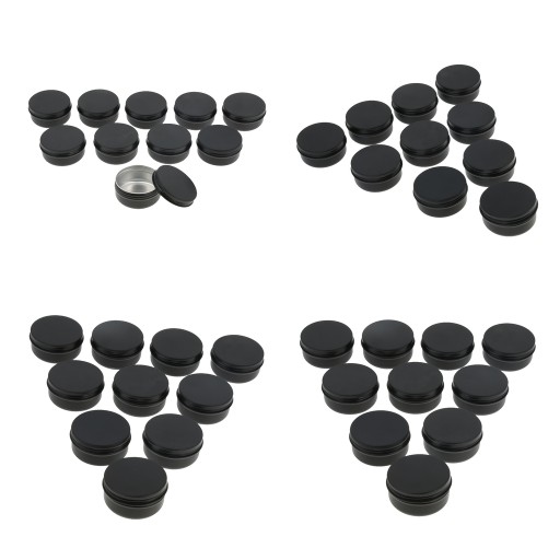 40pcs Cosmetic Container Travel Tins Makeup Jars Container Storage Kit