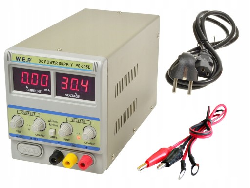 Zasilacz WEP PS305D 30V 5A Laboratoryjny Serwisowy