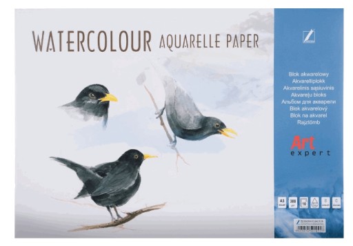 PAPIER DO AKWARELI A-3 300g. - GRUBY PAPIER