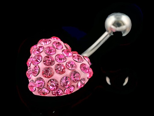 PIERCING KOLCZYK DO PĘPKA * SERDUSZKO 11mm