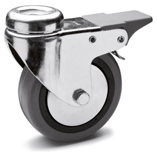 KOŁO KÓŁKO KOŁA obrotowe z hamulcem fi 40mm 30kg