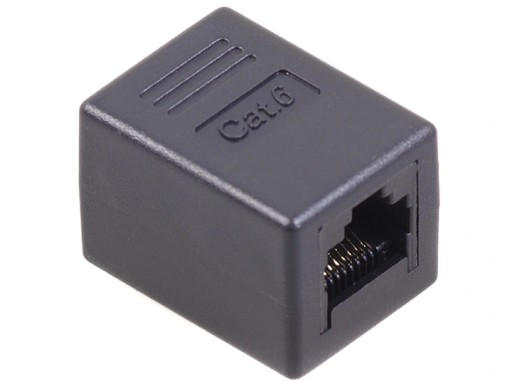ŁĄCZNIK RJ45 ETHERNET BECZKA ZŁĄCZKA Cat6 GOLD