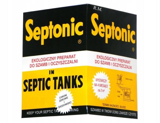 SEPTONIC 71g 4 SASZETKI SZMBO SZAMBA WC SEPTIFOS