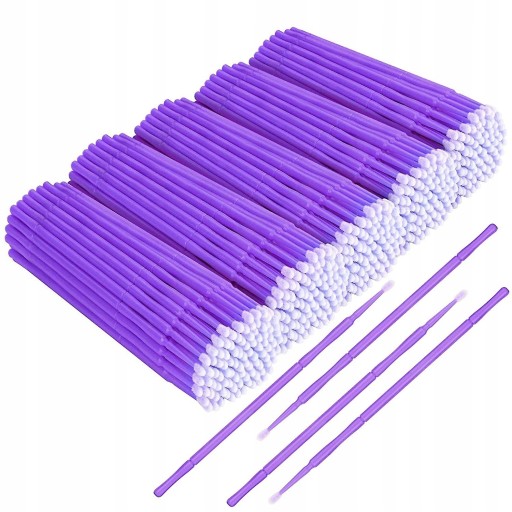 500 Pcs Disposable Micro Applicator Brush, Gelme