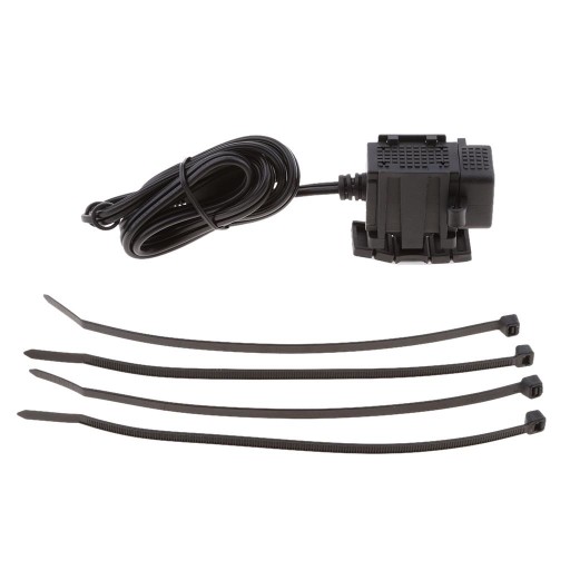 ny na USB adapter kablowy gniazdo ładowarki czarny