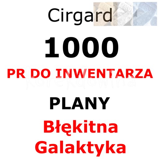 C 1000PR + PLANY BŁĘKITNA GALAKTYKA Cirgard FOE FORGE OF EMPIRES