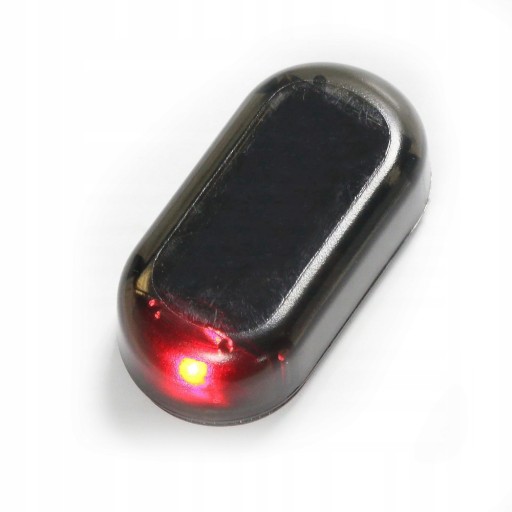 Atrapa ALARMU samochodowego Solar USB alarm led V2