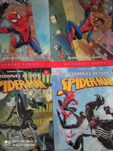 Marvel Action Spider-Man 5 i inne x 4 NOWE