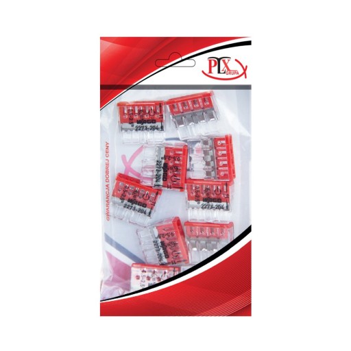 Złączka wago 4x2,5mm2 PROLEX (opakowanie 10 szt.)