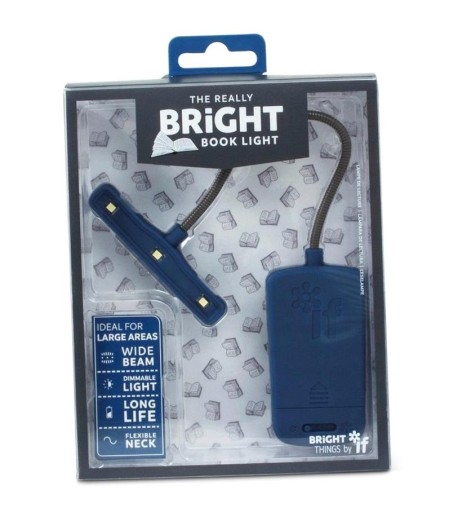 BRIGHT BOOK LIGHT LAMPKA DO KSIĄŻKI NIEBIESKA, IF