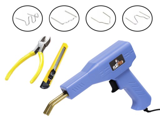 PISTOLET ZGRZEWARKA NA GORĄCO DO TWORZYW SZTUCZNYCH PLASTIKU Z GROTAMI