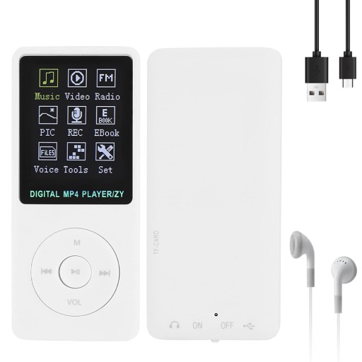 ODTWARZACZ MP3 BLUETOOTH5.0 WALKMANA RADIO ZESTAW