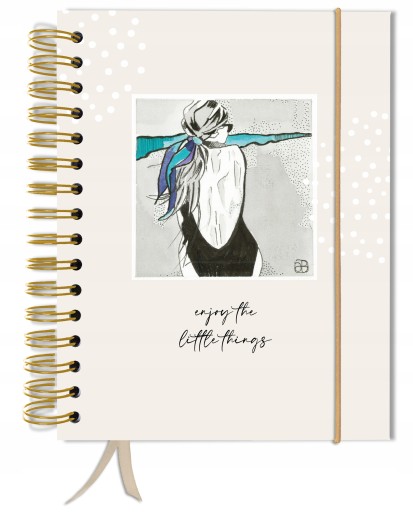 Bullet journal 180 stron TaDa Planner notes zeszyt A5+ pamiętnik w kropki