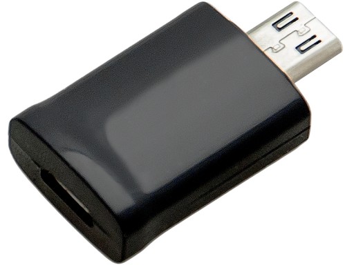 Adapter USB gniazdo microUSB 5p-wtyk