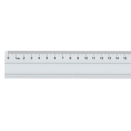 Linijka z Aluminium 20cm do Rysunku Technicznego