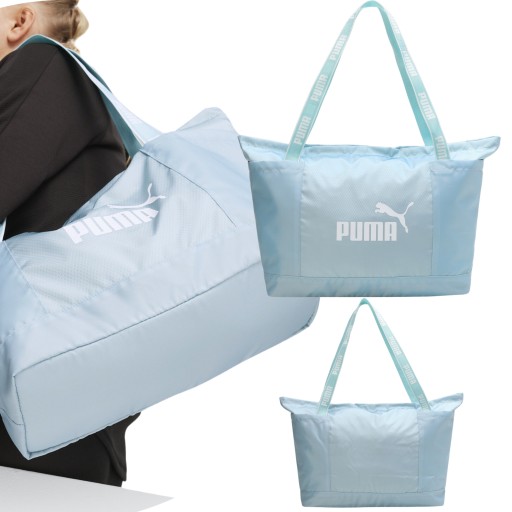 TORBA NA RAMIĘ PUMA SPORTOWA MATERIAŁOWA TOREBKA MIEJSKA POJEMNA SHOPPER