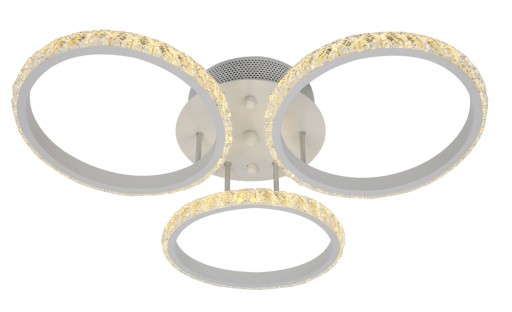 LAMPA LED SUFIT KRYSZTŁKI PLAFON KOŁA LED PILOT