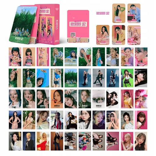 KPOP ZESTAW 55KART LOMO TWICE Between 1&2