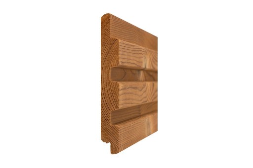 Deska elewacyjna termo sosna C32 20x140 mm PODWÓJNY ROMB MONTAŻ PION POZIOM