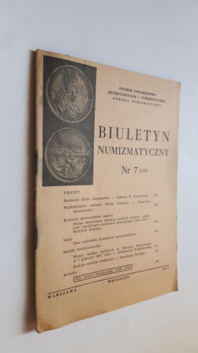 BIULETYN NUMIZMATYCZNY 7(135)1978
