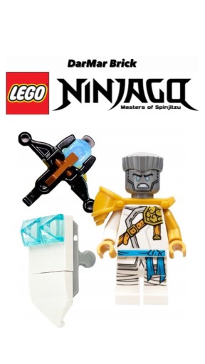 LEGO Figurka Ninjago Zane + broń Njo690