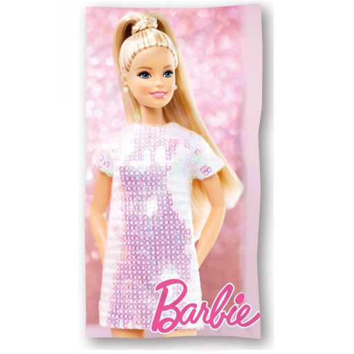 Ręcznik kąpielowy dla dziecka 70x140 FROTA 100% BAWEŁNA Lalka Barbie