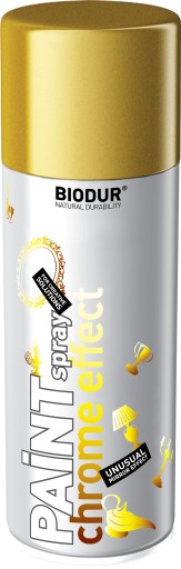 SPRAY FARBA CHROM ZŁOTY BIODUR 400 ml