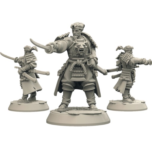 Samurai v2 - D&D Figurka RPG Drunken Dwarf