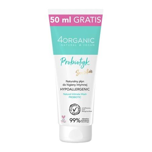 4organic płyn do higieny intymnej 200 + 50ml