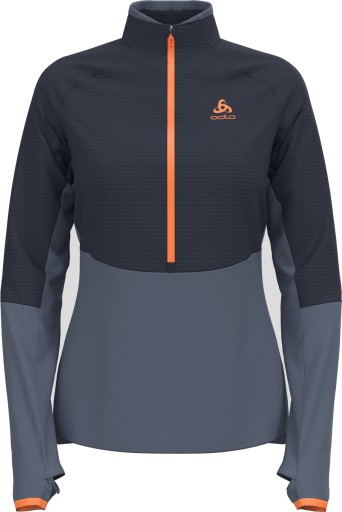 Damska Bluza ODLO The Descent Ceramiwarm half zip mid layer r. M
