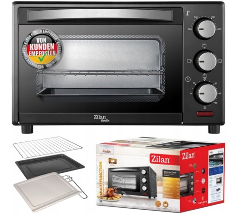 Mini piekarnik Zilan ZLN0973 ELECTRICAL OVEN 15L RBS D437
