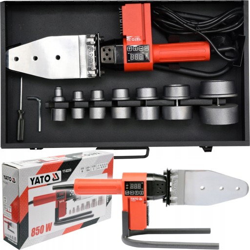 YATO ZGRZEWARKA DO RUR TERMOPLASTYCZNYCH 850W 16-63mm