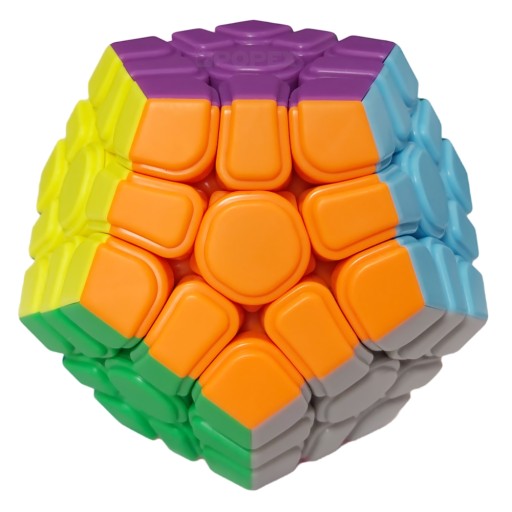 PROFESJONALNA MAGNETYCZNA KOSTKA MOYU MEGAMINX DWUNASTOŚCIAN 3x3 PODSTAWKA