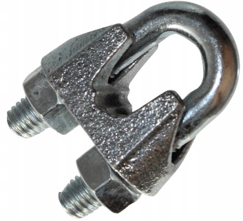 ZACISK LINOWY KABŁĄKOWY 741 ocynk. r.8mm 100szt