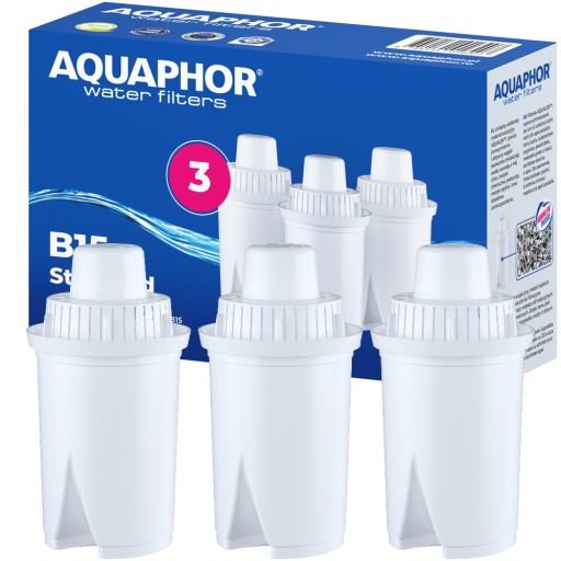 3x FILTR DO WODY AQUAPHOR WKŁAD FILTRUJĄCY B15 BRI