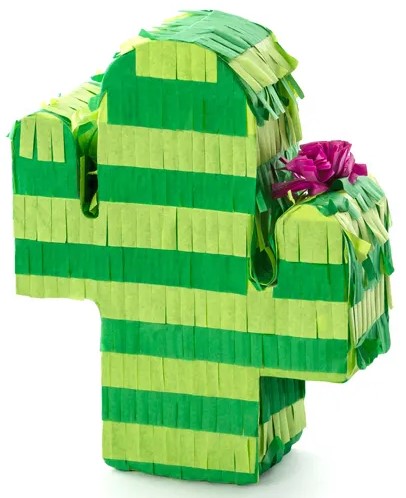 Piniata kaktus zielona 9,5x11,5x3,5cm urodzinowa