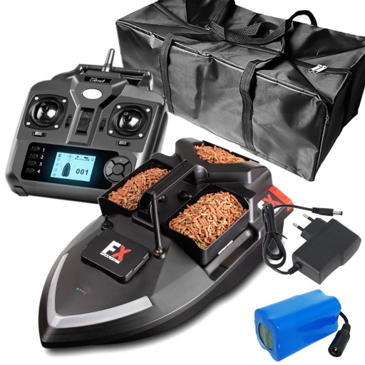 LAKE XWEREWOLF - ZDALNIE STEROWANA ŁÓDKA ZANĘTOWA Z GPS POJEMNOŚĆ 2KG