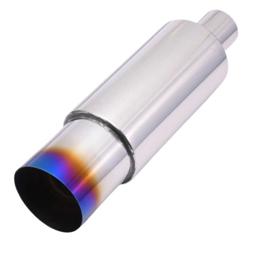 Tłumik sportowy końcowy przelotowy basowy smoke 51mm 2