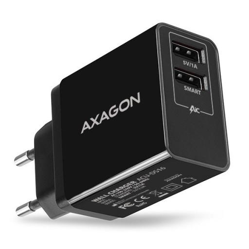 AXAGON Ładowarka sieciowa AXAGON ACU-DS16(2x USB 3.0 typ A\3200mA\5V)